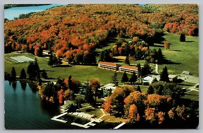 Aerial View Elgin House Muskoka Port Carling Ontario Canada Postcard • $5