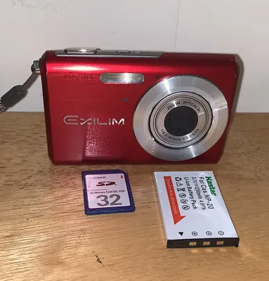 $47.90 • Buy Casio EXILIM ZOOM EX-Z60 6.0MP Digital Camera Red W/ Battery & SD Card TESTED
