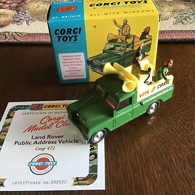 Corgi Toys Land Rover Public Address Vehicle Vote Corgi 472 • £15