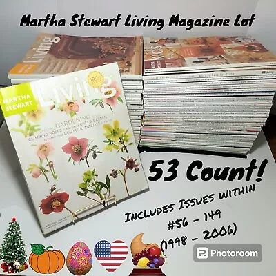 Martha Stewart Living Magazine Lot Of 53 1998-2006 Recipe Cards 100th Issue  • $199.95