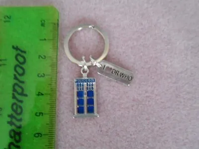 Dr Who Keyring With Small Metal Tardis - Ideal Gift For Him Or Her • £5.50