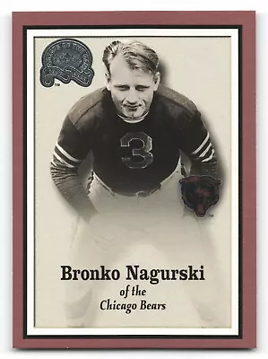 2000 Fleer Greats Of The Game #85 BRONKO NAGURSKI Chicago Bears   NICE !!! • $1.29