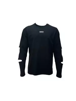 HBA Men's Black Bitch Top #JR6A S NWT • $199.96