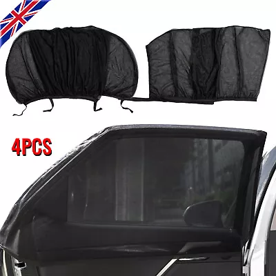 Breathable Universal Car Side Window Sun Shade Screen Cover Sunshade Mesh Baby • £9.79