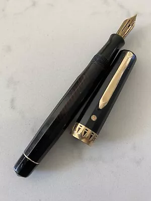 1930’s WAHL EVERSHARP Doric Gold Seal Fountain Pen Adjustable Translucent Parts • £379.27