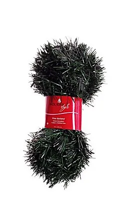 Pine Green Garland Artificial Fake Indoor Christmas Holiday Decoration 15 Foot  • $9.99