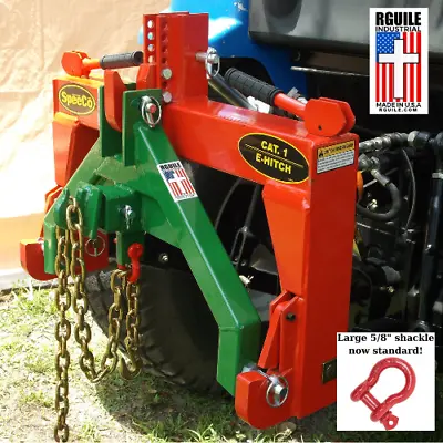 3pt Tractor Cat 1 Attachment 2  Receiver HD Log Skidder  3/8  Grab Hook Upgrade! • $359.99