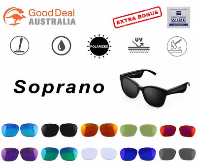 $6 • Buy Bose Soprano Audio Frames Polarized Replacement Lenses Sports Premium Sunglasses