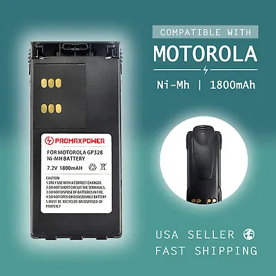 Replacement HNN9008 Battery For Motorola HT750 HT1250 GP338 MTX850 1800mAh NiMh • $17.99