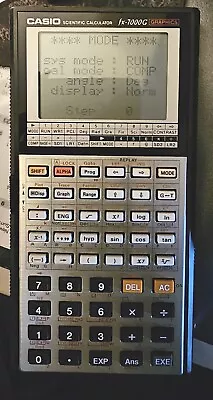 A Casio Fx-7000G Graphics Scientific Calculator Requires 3 Batteries. • £25