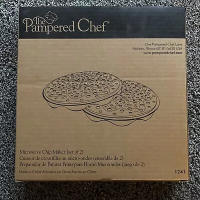 The Pampered Chef #1241 Microwave Chip Maker Set Of 2 • $7.89
