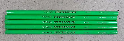 5 - BRAND NEW Vtg Venus Spectracolor Pencils TRUE GREEN / #1410 • $4.50