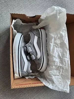 Vans Toddler Old Skool Size 6 Tradewinds Grey • $25