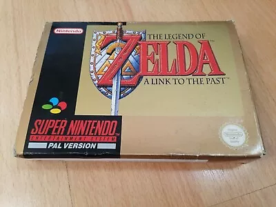 Complete Authentic Legend Of Zelda Super Nintendo SNES PAL Boxed FREE POSTAGE • £47.33