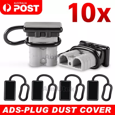 $12.95 • Buy For Anderson Plug Cover Style Connectors 50AMP Battery Caravn Black Dust Cap 10x