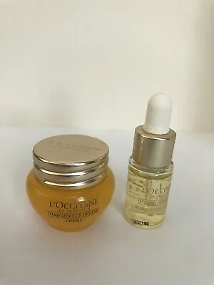 L'Occitane Immortelle Divine Youth Oil 4 Ml + Face Creme Set 4 Ml Each New • $39.29