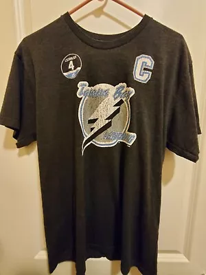 Tampa Bay Lightning Vinny Lecavalier Jersey Retirement Night Shirt Size Large   • $15