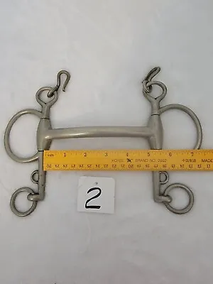 English-polo Bit Never Rust 5in Mouth 6 3/4 In Shank Mullen Mouth Pelham Horse • $125