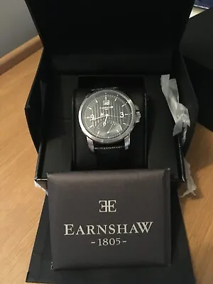 £129 • Buy Thomas Earnshaw 1805 Mens Fitzroy Retrograde Watch 42mm