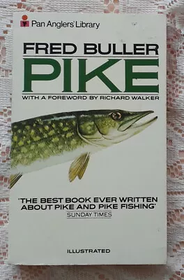 £30 • Buy Pike By Fred Buller 1979 1st Pan Paperback Edition Fishing Book