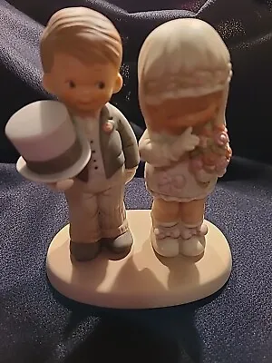  Enesco “Here Comes The Bride & Groom. Figure 1988 Memories Of Yesterday  • $12.99