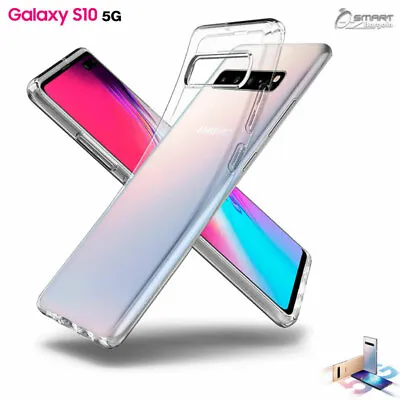 Clear Gel TPU Skin Jelly Soft Case Cover For Samsung Galaxy S10 5G S10 S10 Plus • $4.99