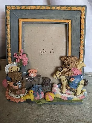 Vintage 3D Teddy Bear Photo Frame 5 X 3  • £7