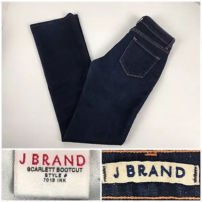 J Brand Scarlett Bootcut 27 X 32 Jeans 7018 Ink Cut 2952 • $31.49