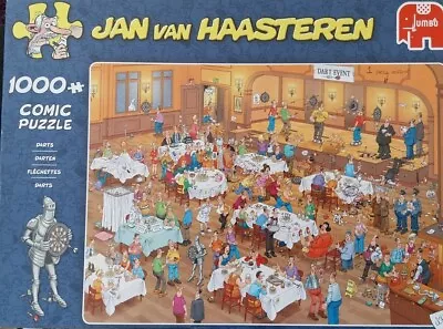 Jan Van Haasteren 1000 Piece Jigsaw -DARTS- One Piece Missing  • £1.50