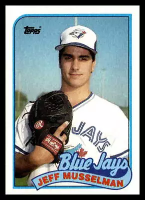 1989 Topps #591 Jeff Musselman Toronto Blue Jays Baseball Card • $1.55