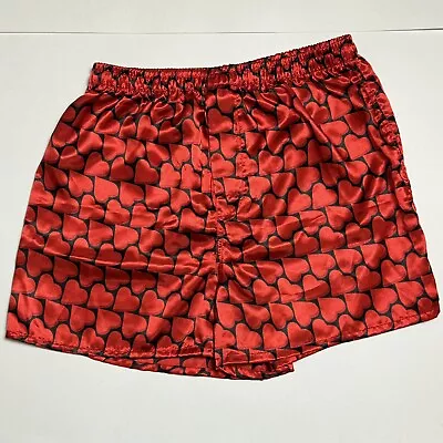 Vintage Men’s Max Deco Hearts Boxer Shorts Size Medium • $15