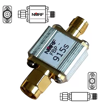 915MHz (902-928) SAW Bandpass Filter Module For RFID Receiver W/ SMA Interface • $26.93