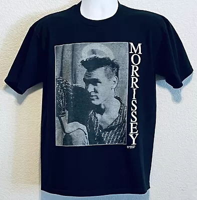 Vintage 90’s MORRISSEY Portrait Photo THE SMITHS Graphic Tee Shirt MEDIUM • $168.69