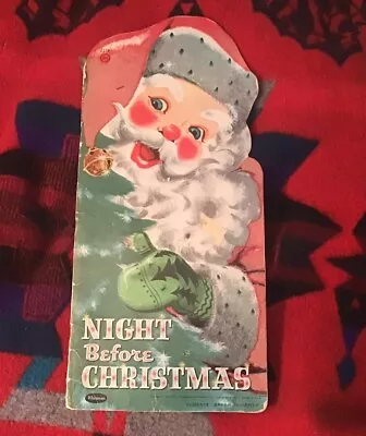 Rare Vtg Night Before Christmas Childs Book Florence Winship 1958 Whitman Worn • $22.99