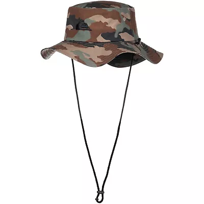 Quiksilver Mens Bushmaster Safari Trekking Bucket Boonie Hat • £29.95