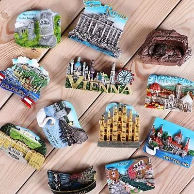 Fridge Magnets Refrigerator European Countries Tourist Attractions Souvenir Home • $9.99