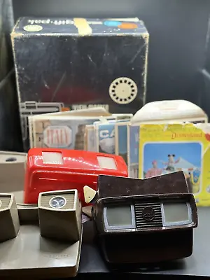 VINTAGE LOT View-Master - 4 Viewmasters 25+ Slides Disney Canada Switz... • $60