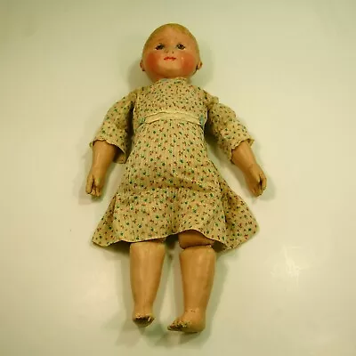 Antique Martha Chase 20” Stockinette Baby Doll C.1910 • $220