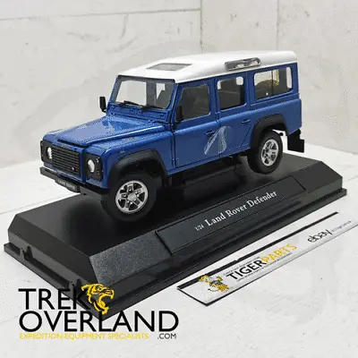 £21.09 • Buy Land Rover Defender 1:24 Model Blue Oxford Die Cast - DA1633