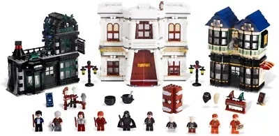 Lego Set 10217 Harry Potter Diagon Alley Complete With Box And Instructions • $599.95