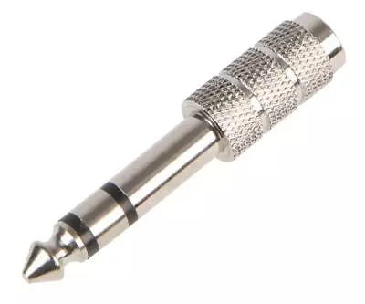 £2.49 • Buy 3.5mm To 6.35mm Stereo Headphone Adapter Small To Big Jack Metal Converter