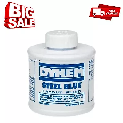 Dykem Machinist Steel Blue Liquid Die Metal Marking Tool Dychem Layout Dye Fluid • $27.99