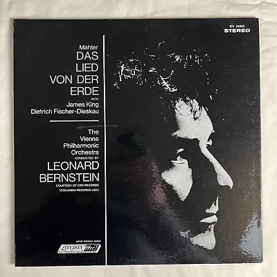 BERNSTEIN Mahler: Das Lied Von Der Erde 1966 Vinyl LP London OS 26005 - VG+ • $7.95