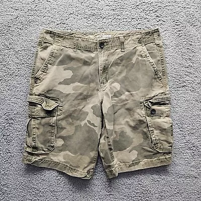 Urban Pipeline Cargo Shorts Mens Size 36 Green Camouflage Cotton • $11.89