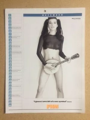 MILLA JOVOVICH Original Vintage FHM Calendar Poster (SP) • £9