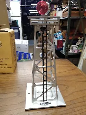 Vtg Lionel #394 Rotating Beacon Metal Yard Tower 0 Gauge Trains • $69.95