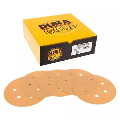 2000 Grit 6  Hook & Loop 6-Hole Sanding Disc For DA Sanders - 24 Sandpaper Discs • $19.99