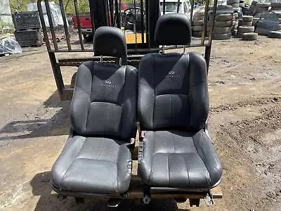 2005 Infiniti G35 Sedan Black Leather Front Seats With Memory Oem Tested • $499.99