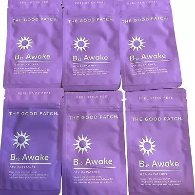 The Good Patch - B12 AWAKE - Caffeine B12 Green Tea PATCHES  (6 Packs 24 Total) • $19.99