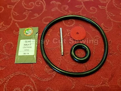 Sewing Machine Motor Belt Bobbin Tire Thread Pin Needles Kit Singer 6699127 • $11.95